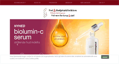 Desktop Screenshot of fod-hudplejeklinikken.dk